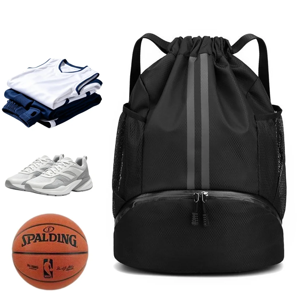 Drawstring Gym Bag - Zaino sportivo con coulisse, borsa da