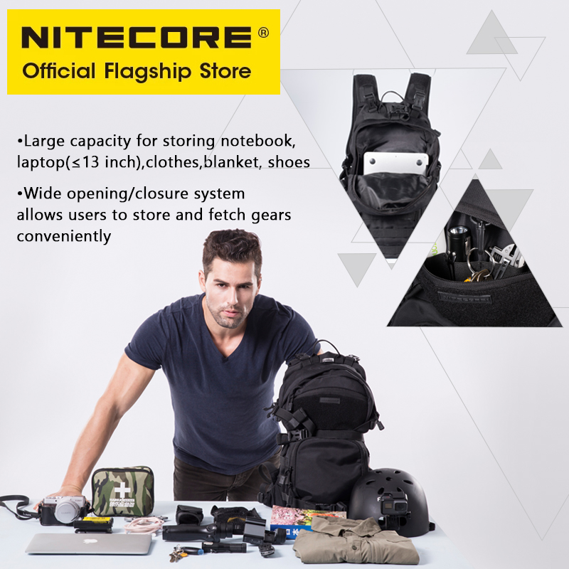 NITECORE BP20 20L Zaino da via - Rucksack Military Style recensione e prezzo