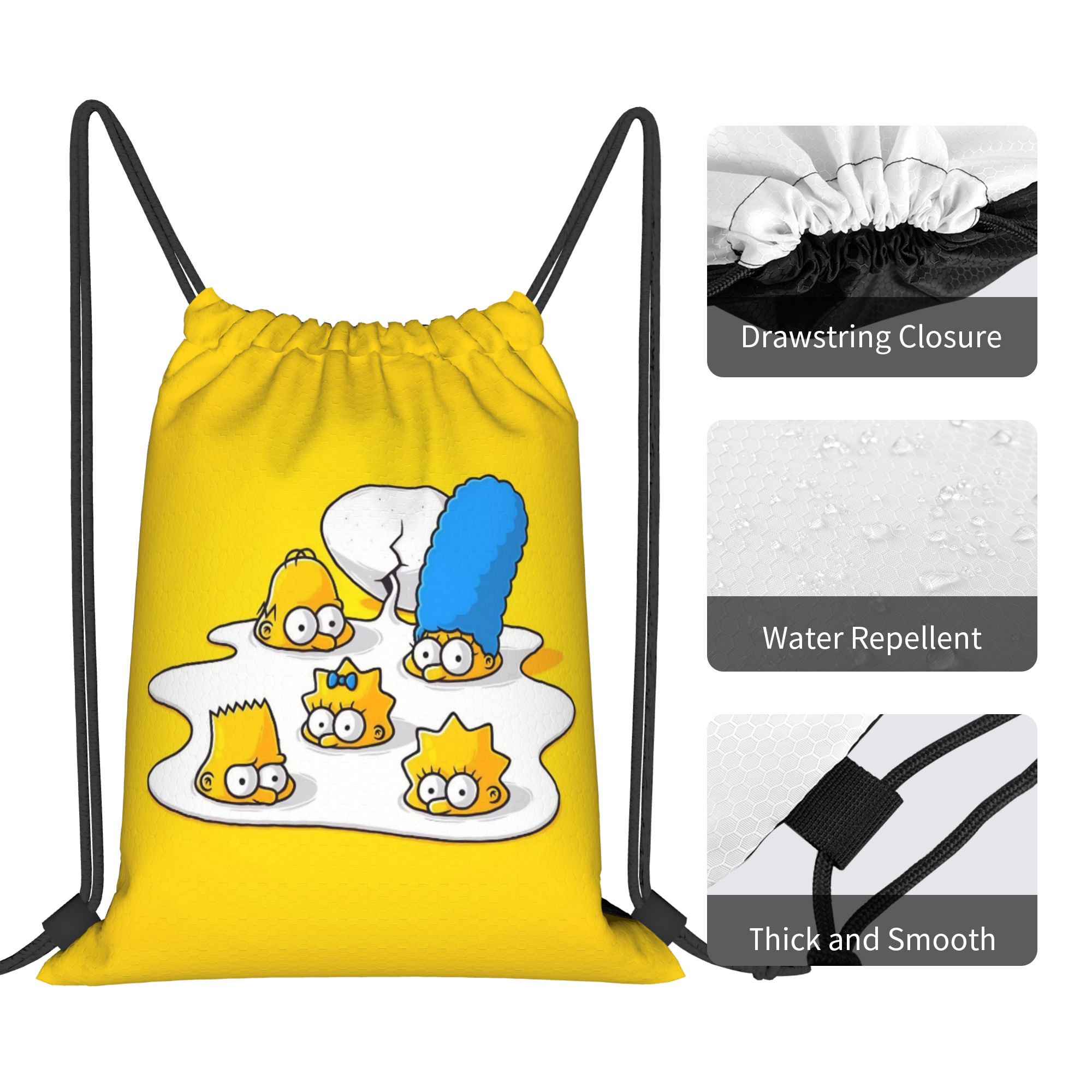 Zaino con Coulisse Simpsonsed  - Drawstring Gym Bag recensione e prezzo